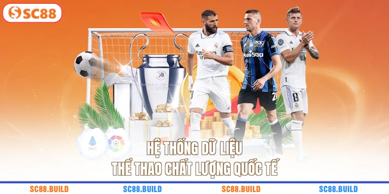 Hệ thống dữ liệu thể thao chất lượng quốc tế